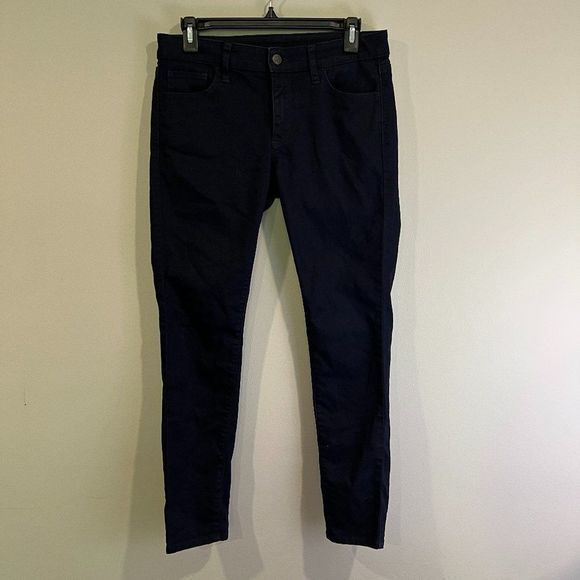UNIQLO Dark Wash‎ Blue Straight Jeans (27) - Picture 2 of 9